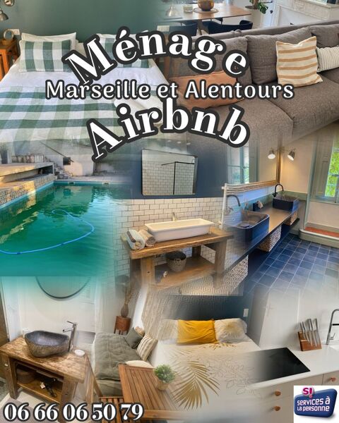M&eacute;nage Airbnb ou r&eacute;gulier 0 13013 Marseille