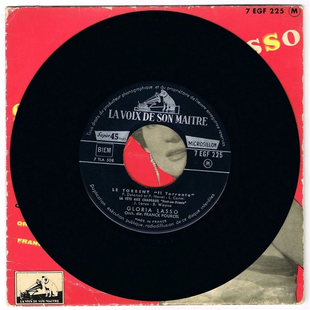 GLORIA LASSO -45t EP- LE TORRENT - LA F&Ecirc;TE AUX CHAPEAUX-1956 CD et vinyles