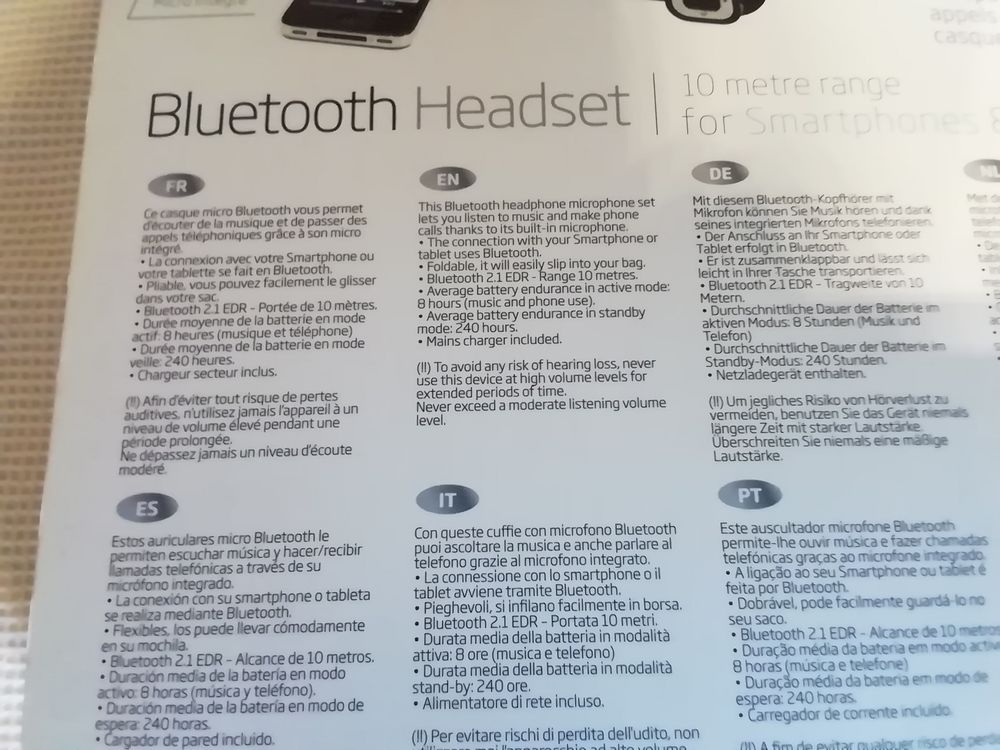 Casque Bluetooth neuf Audio et hifi