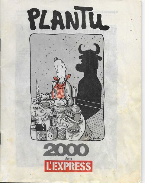 livre , humour de plantu de l'express 2000 6 Tours (37)