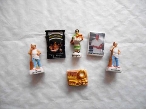 Lot de 6 Fve Thme Boulangerie Dcoratives 3 Villejuif (94)