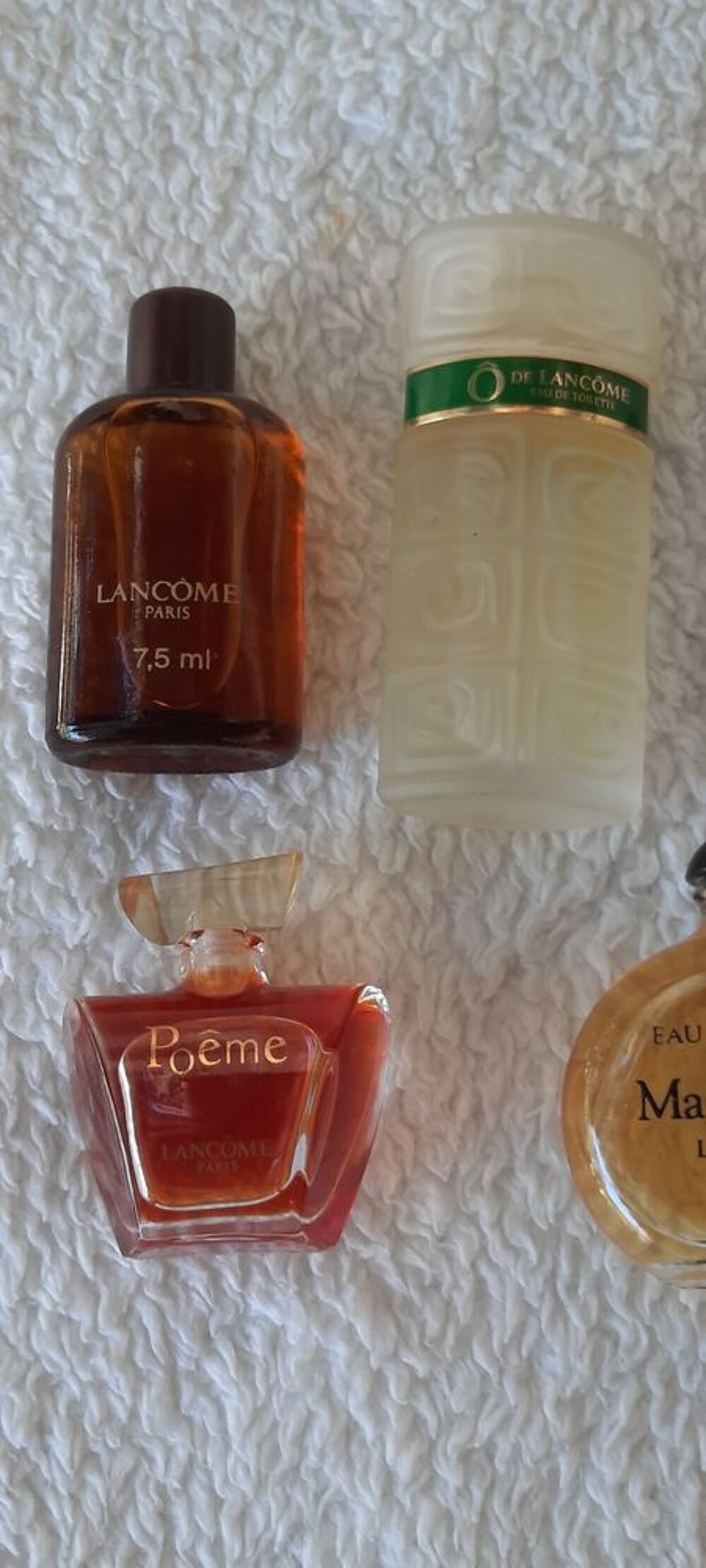 7 miniatures parfum de collection originales Lancome 