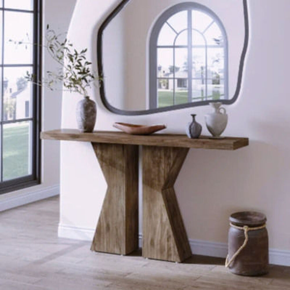 Console en bois massif ? design sculptural &amp; esprit naturel Meubles