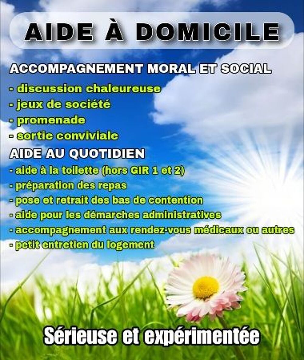   AIDE A DOMICILE  