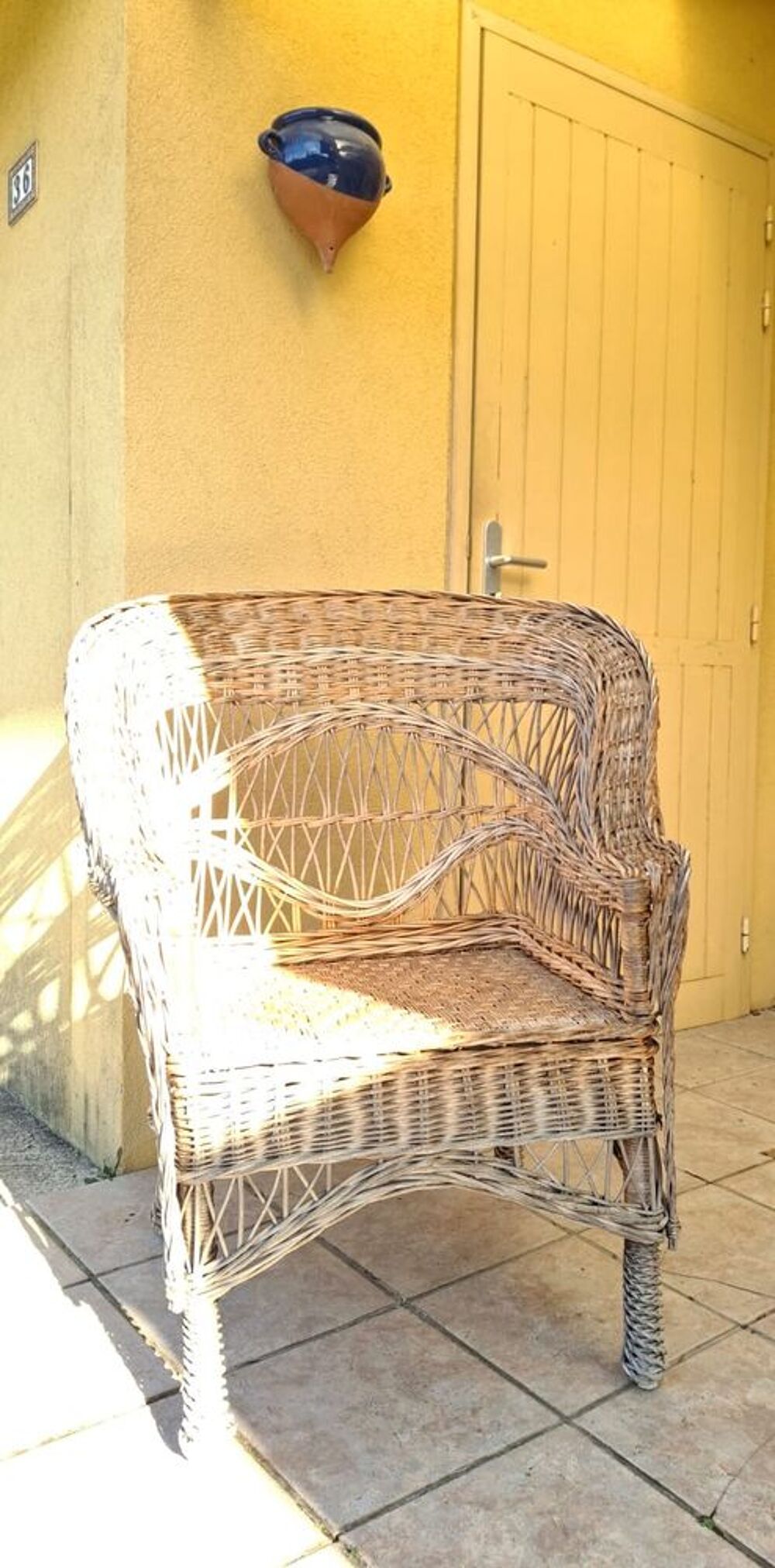 4 chaises rotin Meubles