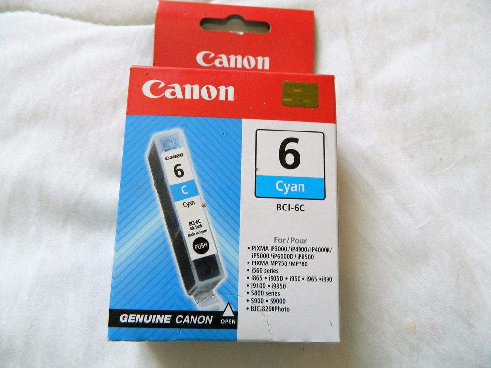 Cartouche d'encre Canon originale Pixma IP3000 Cyan Mat�riel informatique