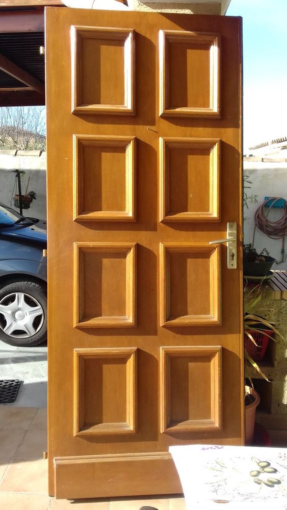vend porte d'entr&eacute;e + portail Bricolage