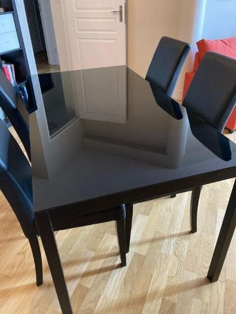 Table/bureau en verre noir 70 Maisons-Alfort (94)