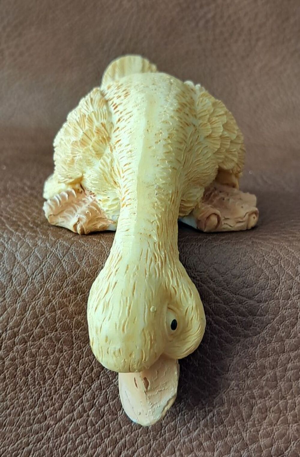 lot de 4 canards humoristiques en r&eacute;sine jaune
d&eacute;taill&eacute;s Décoration