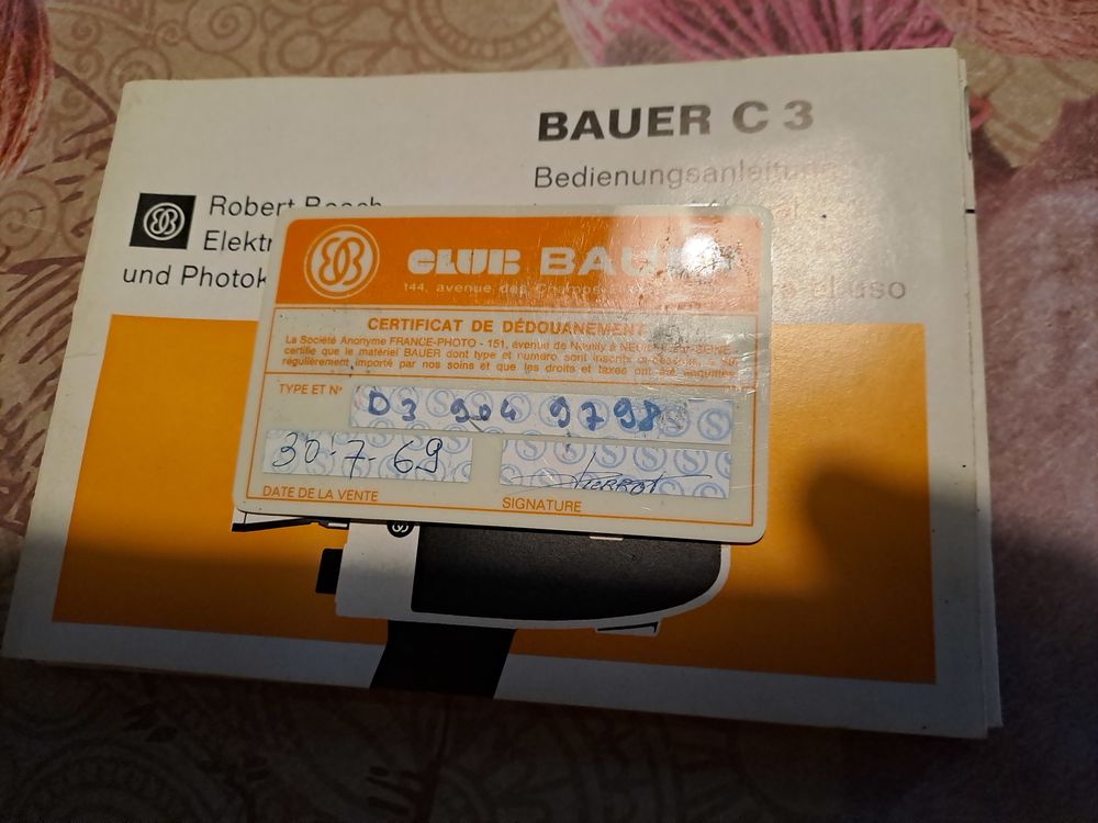 cam&eacute;ra bauer d3 Photos/Video/TV