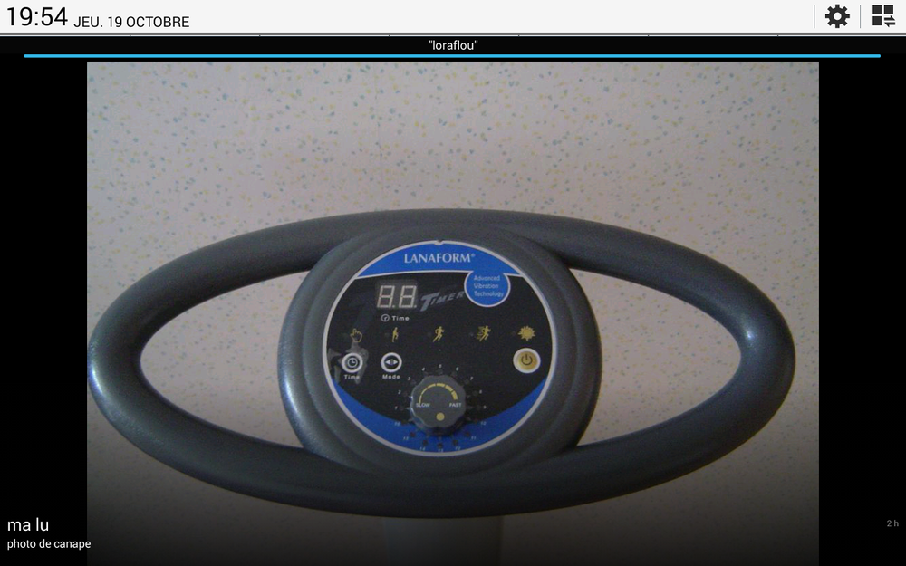 Power plate vibrante ftness Sports