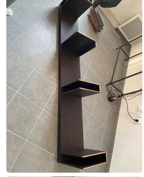 biblioth�que haut de gamme en bois weng�e 499 Montpellier (34)