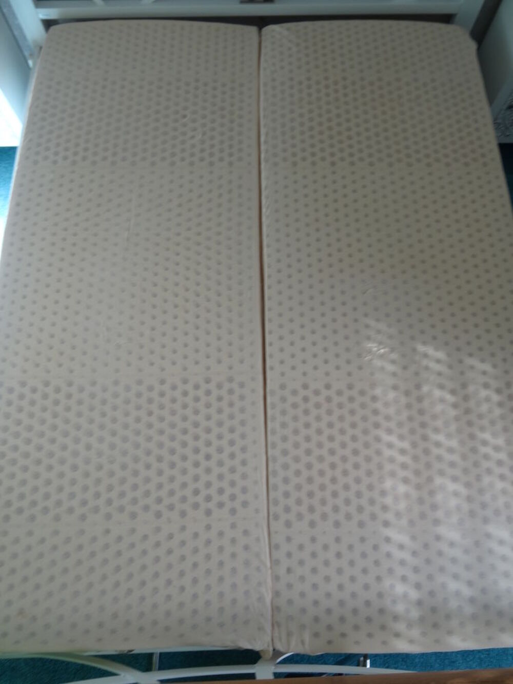 Lot de 2 matelas 100% latex 80x200 cm Meubles