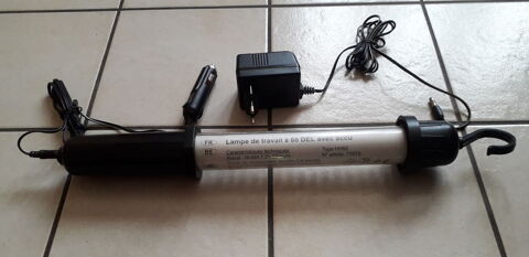 LAMPE DE TRAVAIL A 60 DEL AVEC ACCU ET ALLUME - CIGARE. 10 Fr�vent (62)