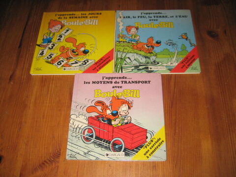 lot J'APPRENDS AVEC BOULE ET BILL 1 a 3 dargaud 1985 20 Czy (89)