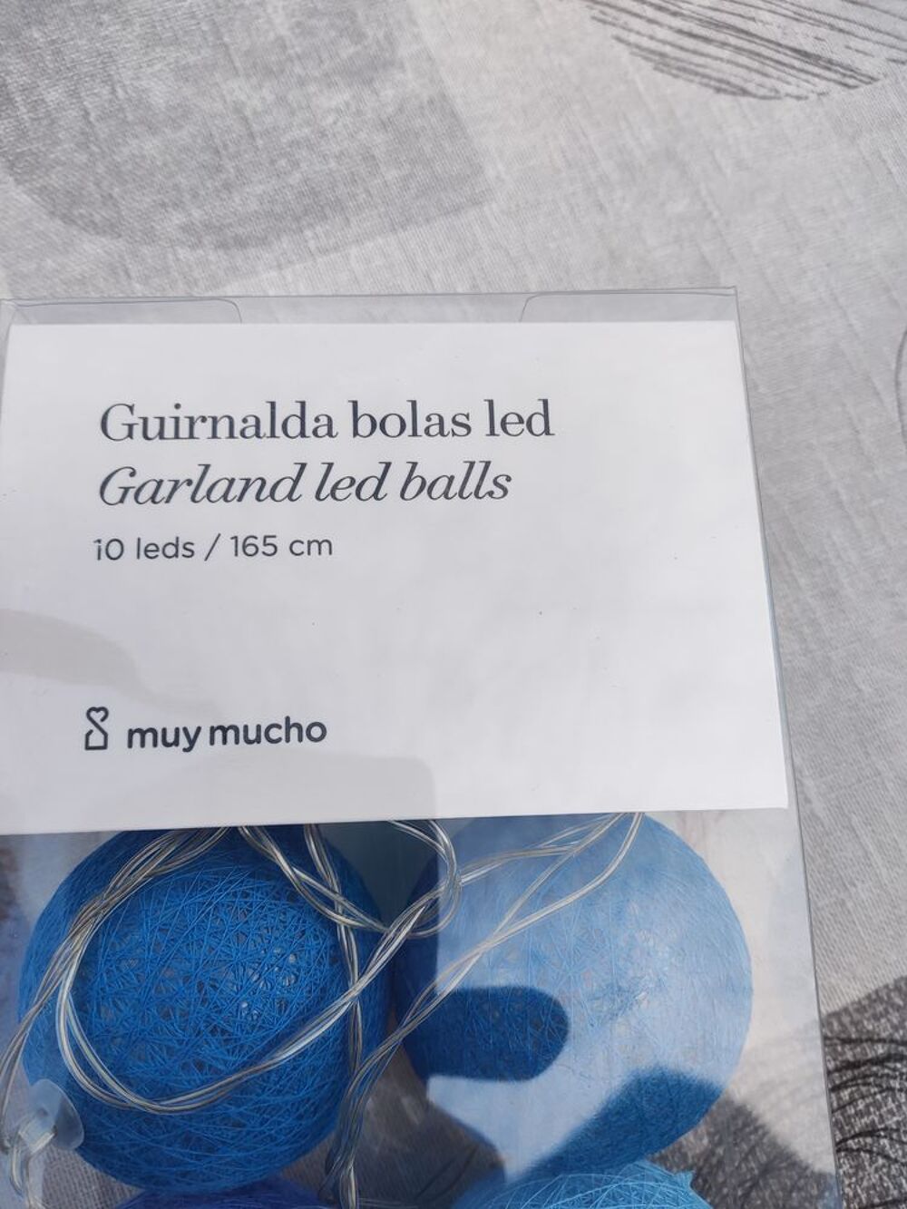 Guirlande boules led Décoration
