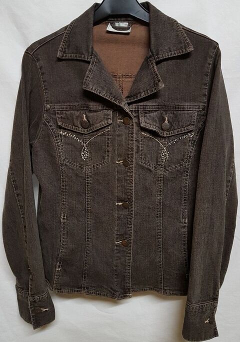 Ensemble 2 pi�ces en jean marron 35 Marignane (13)