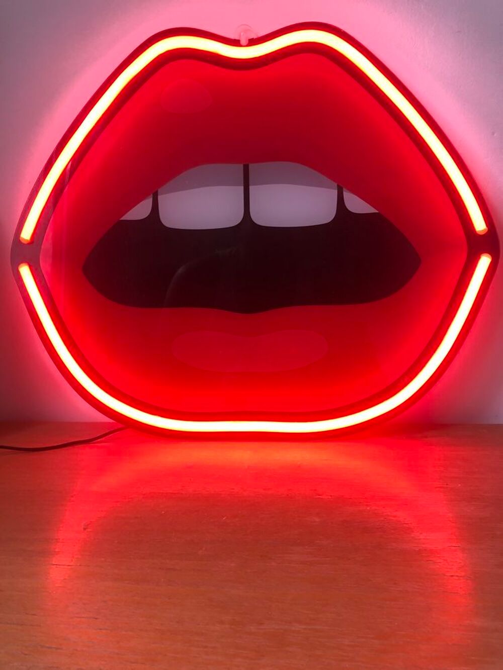Lampe Neon Mouth Décoration