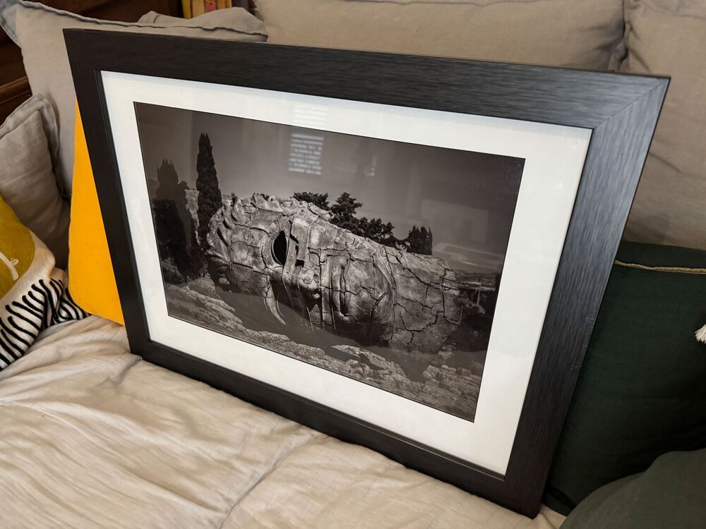 Tirage d'art noir et blanc piezographie. Icarus caduto Décoration