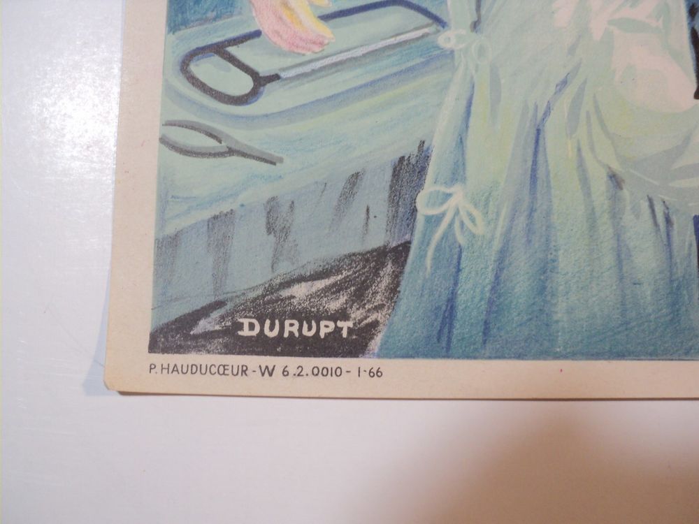 Ancienne Affiche S&eacute;curit&eacute; SNCF Dessin Durupt 02
