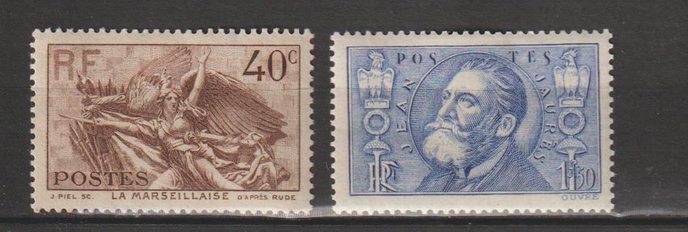 Timbres Neufs Ann&eacute;e 1936 