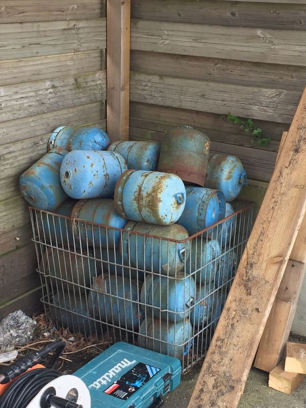 bouteille de gaz vide Bricolage