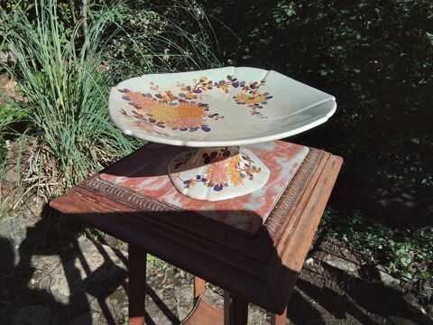  coupe sur pied en faence fine de Gien 19 70 Frjus (83)