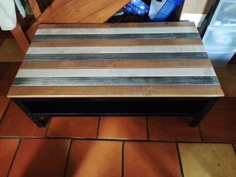 Table basse bois multicolore 50 Lamonzie-Montastruc (24)