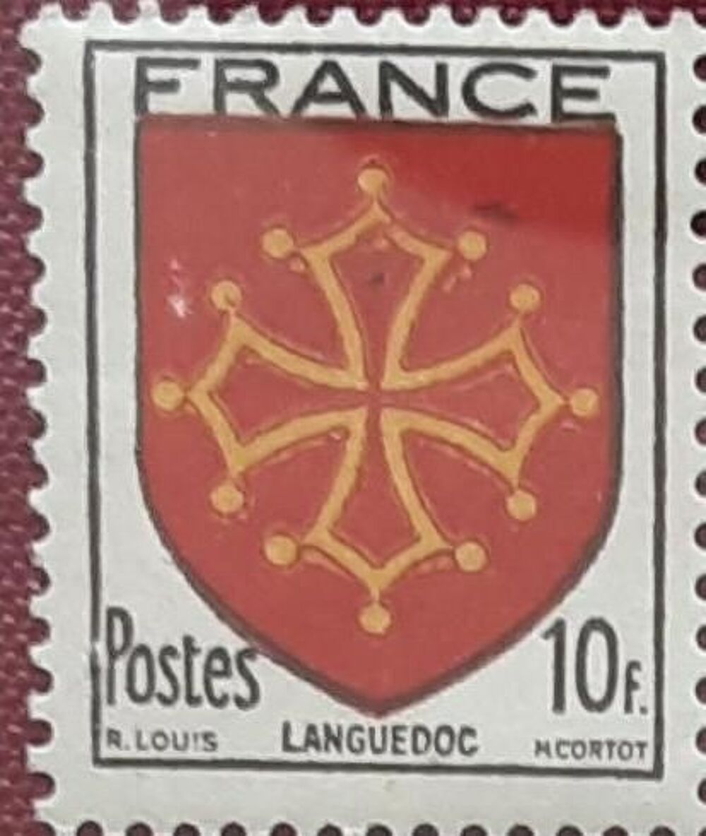 TIMBRES &agrave; collection r&eacute;gion LANGUEDOC 