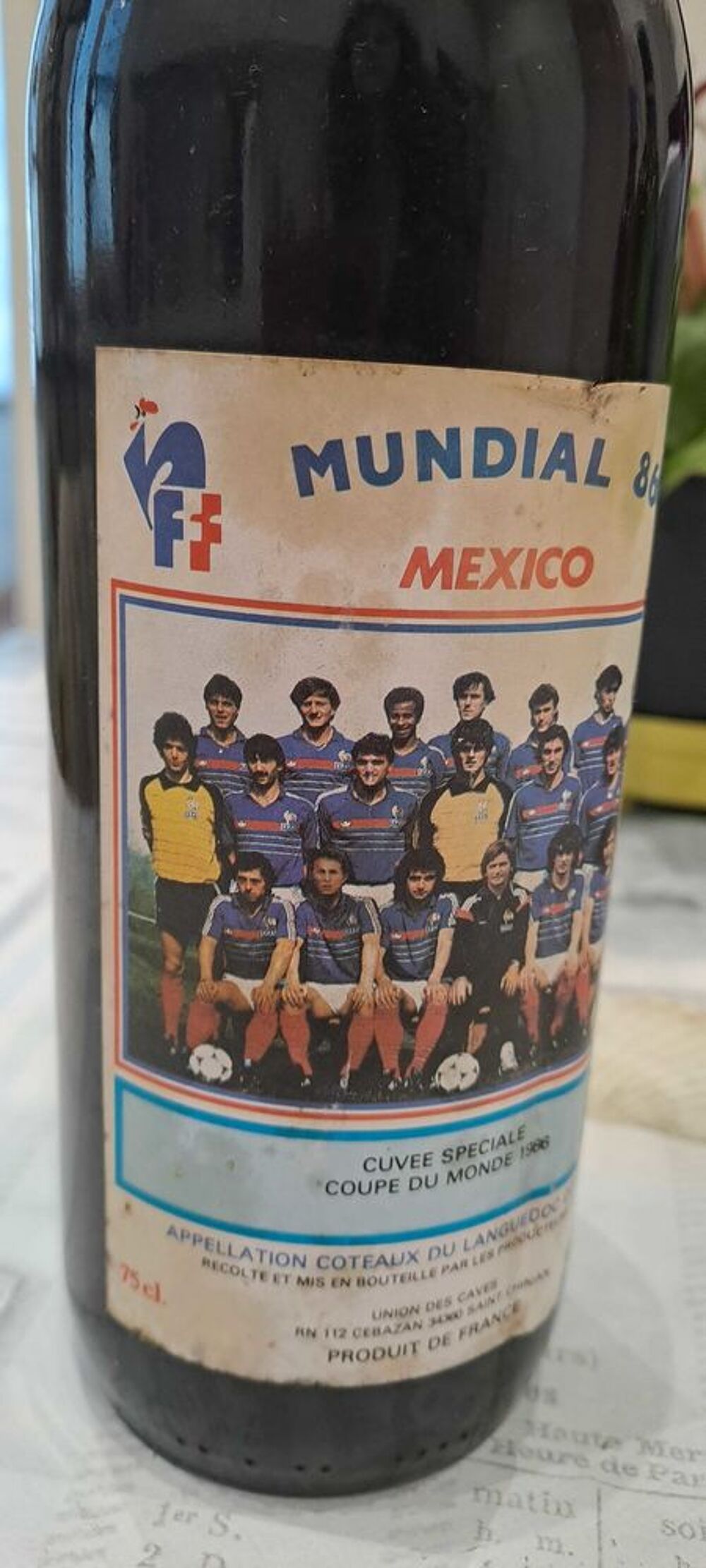 bouteille collection mexico mondial 