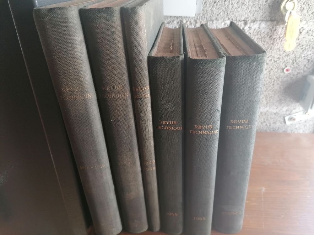 Collection revue RTA 6 livres reli&eacute;s et 35 revues normale 