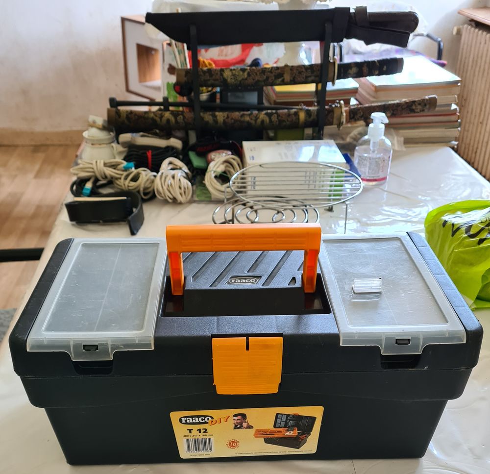 Bo&icirc;te FR Caisse - Coffre &agrave; Outils En 100% Pvc Raaco Diy 15 L Bricolage