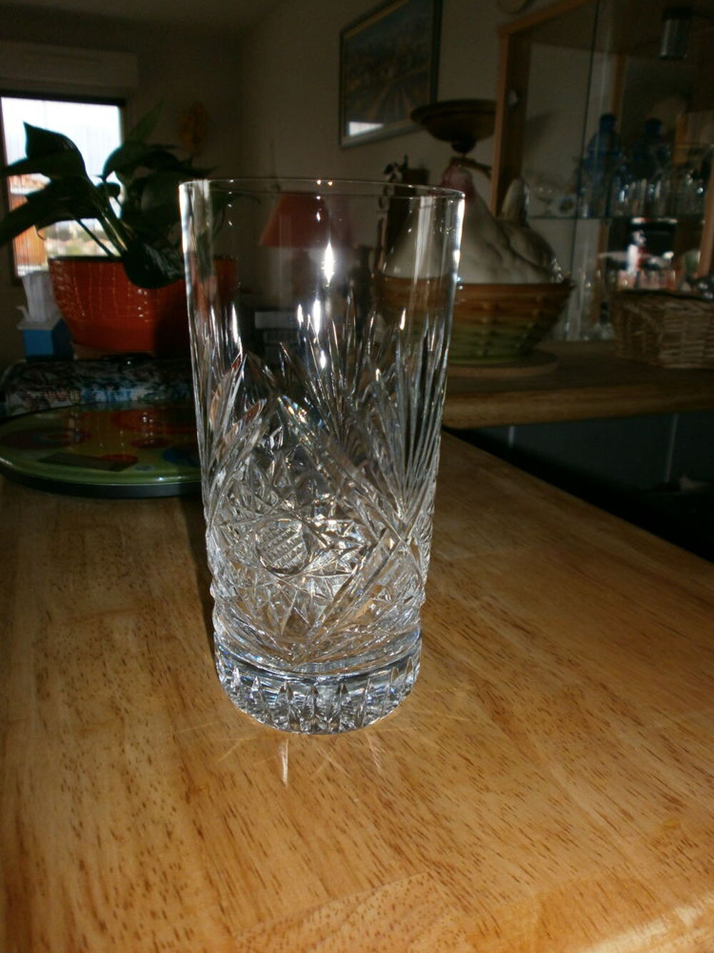 6 GRANDS VERRES TAILLES MAGNIFIQUE EN CRISTAL BACCARAT Cuisine