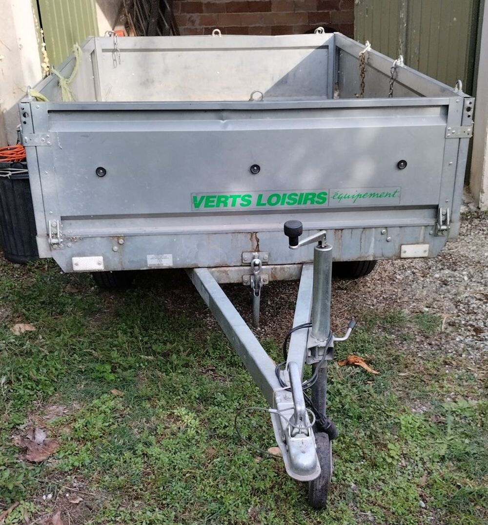remorque vert loisir 750kg Jardin