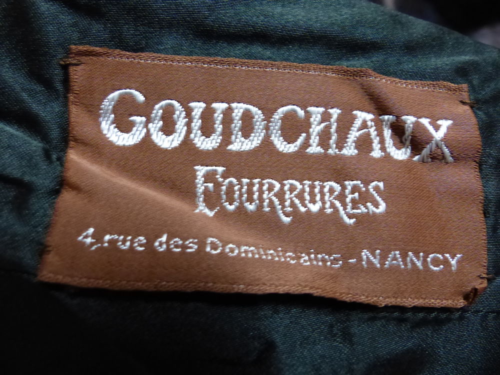 Manteau fourrure GOUCHAUX Vêtements