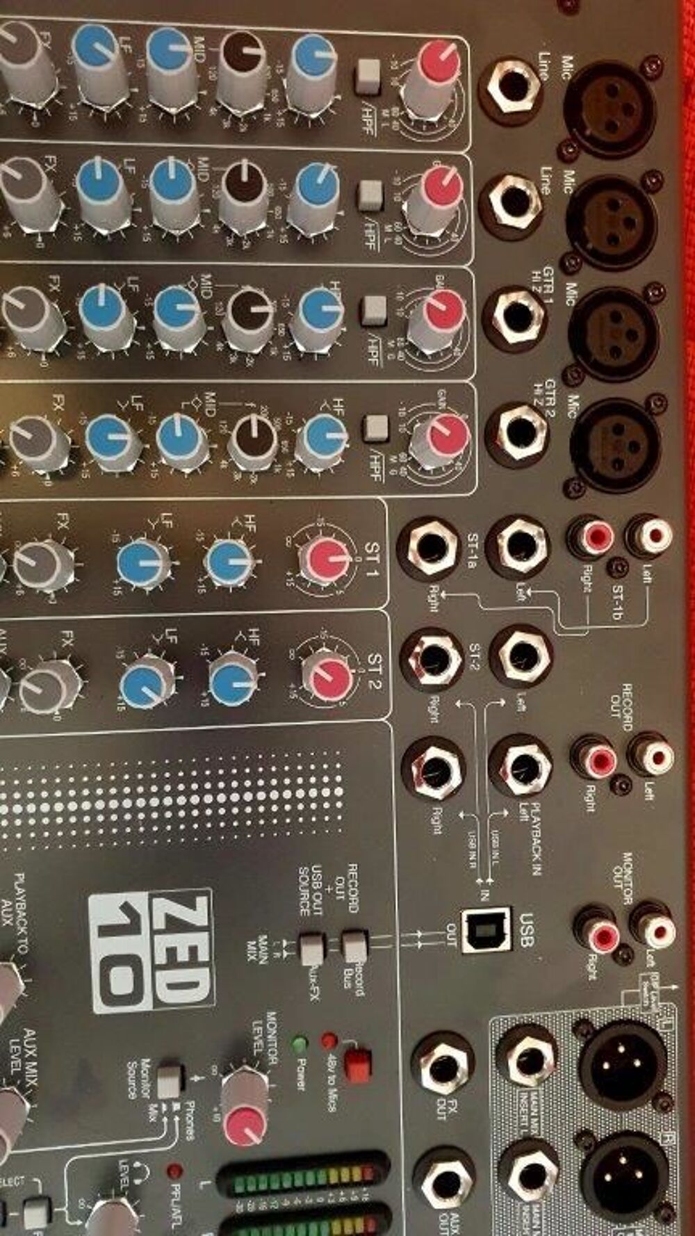 Table de mixage Allen &amp; Heath Zed 10 Instruments de musique