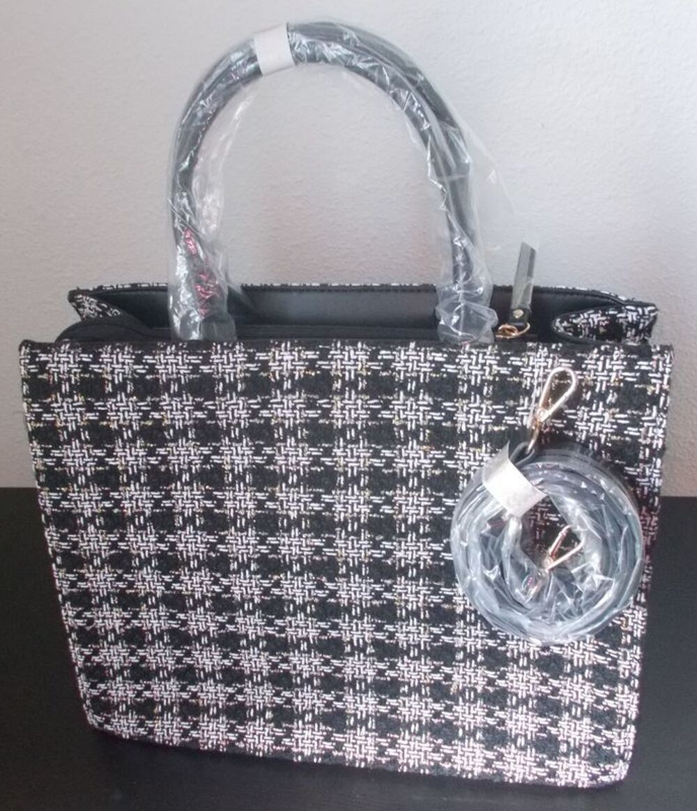 Sac &agrave; main en tweed Ballaboost&eacute; Paris - NEUF, jamais servi Maroquinerie