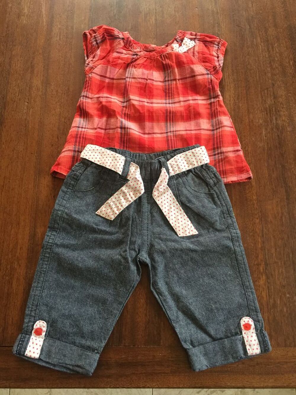 Ensemble enfant fille Vert Baudet Short / Chemisier Vêtements enfants