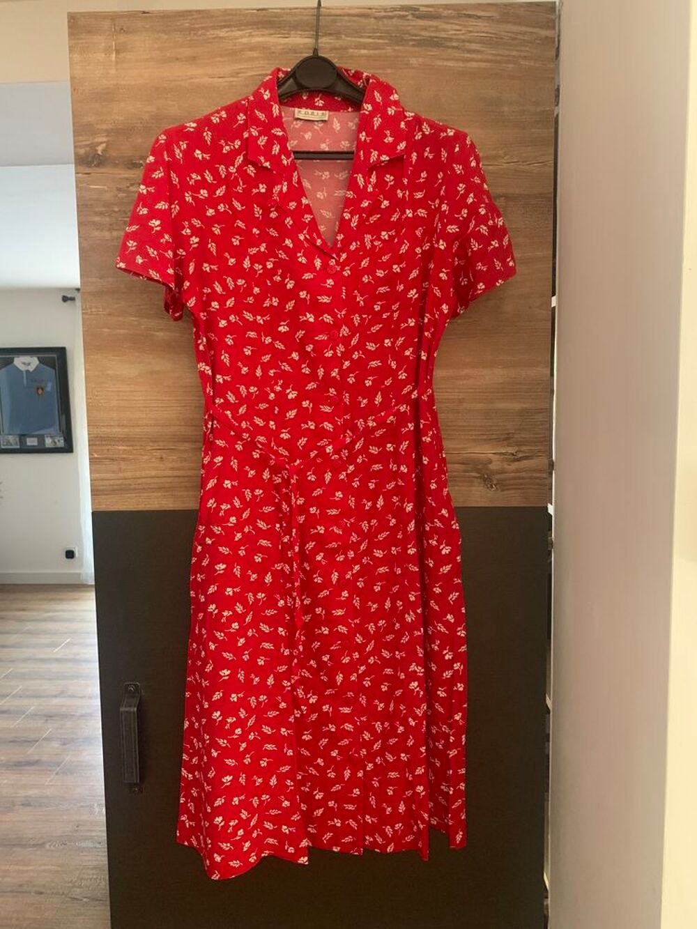 Robe d' &eacute;t&eacute; femme vintage avec ceinture " Ed Vêtements