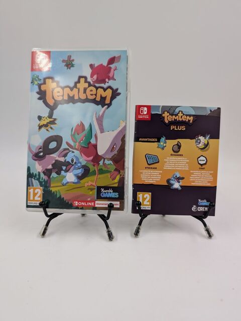 Jeu Nintendo Switch Temtem en boite, complet 20 Vulbens (74)