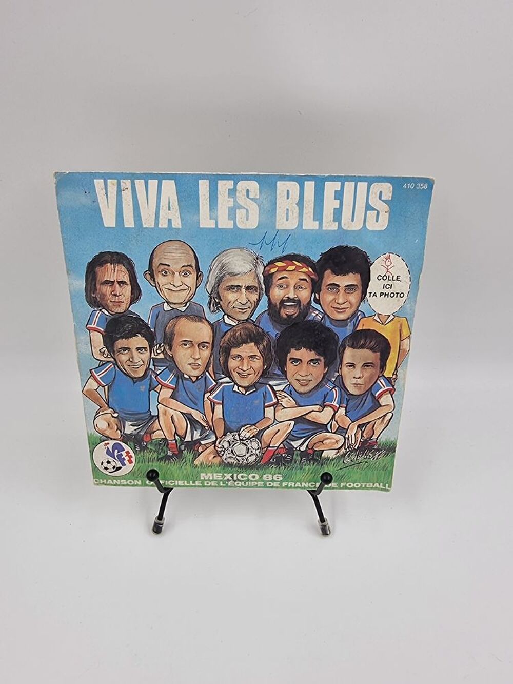Vinyle 45 tours Viva les Bleus : Mexico 86 avec fourreau CD et vinyles