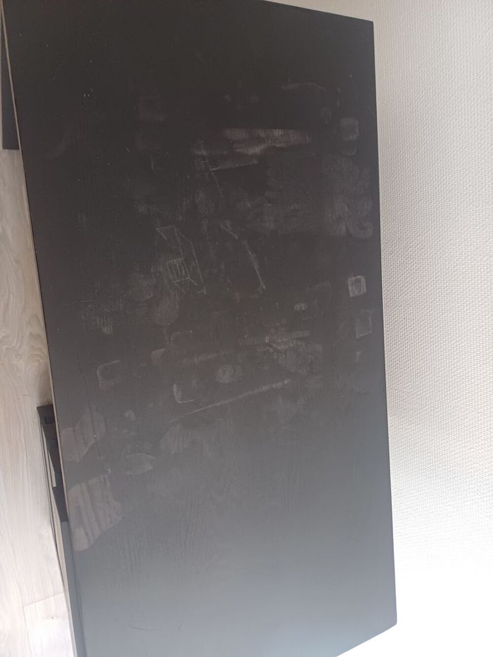 Bureau informatique / t&eacute;l&eacute;travail noir avec 4 tiroirs Meubles