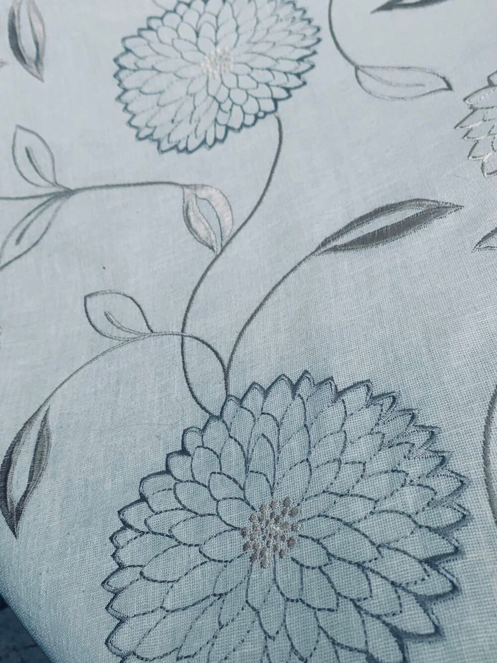Double rideaux lin et coton sur mesure Décoration