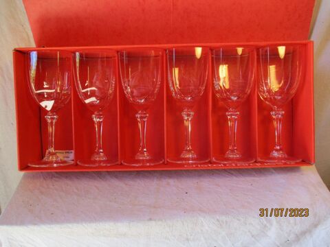 six verres cristal d'arques 40 Villecomtal (12)