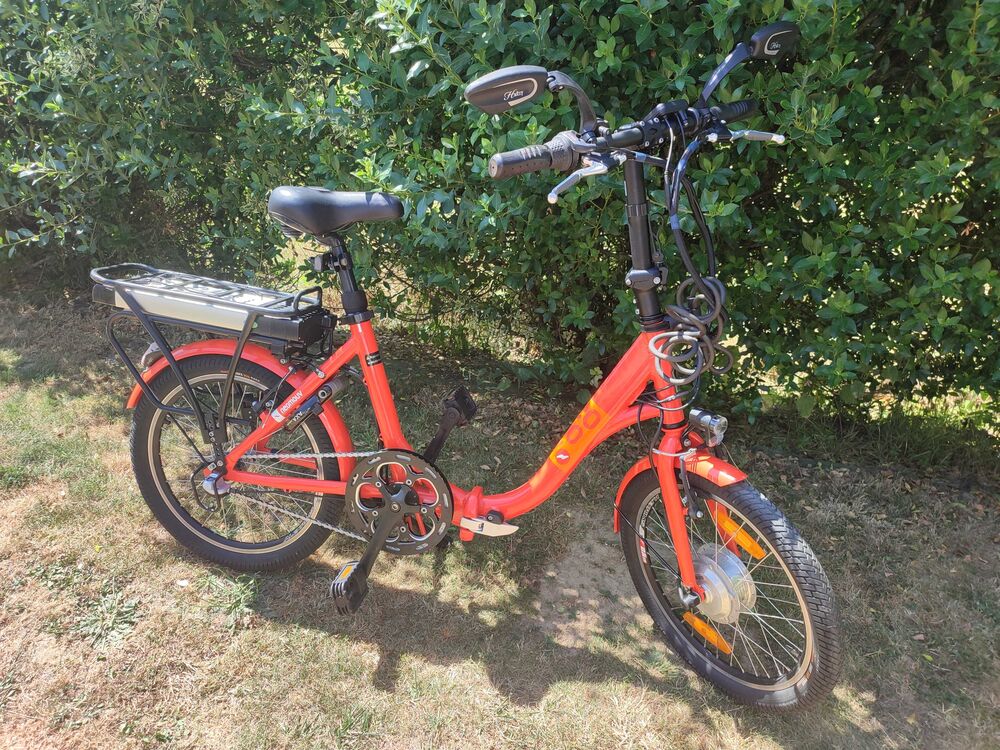 v&eacute;lo &eacute;lectrique pliant plus v&eacute;lo pliant plus remorque pour v&eacute;lo Vélos