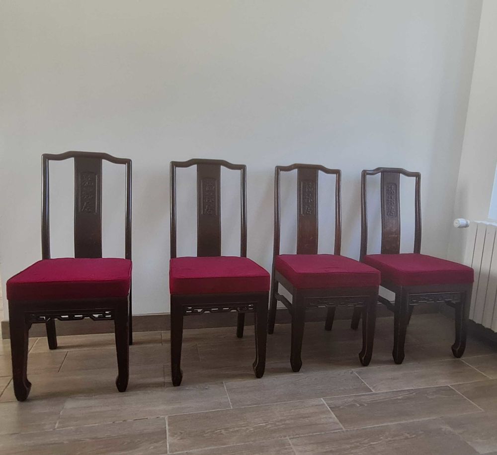 4 chaises de style chinois Meubles