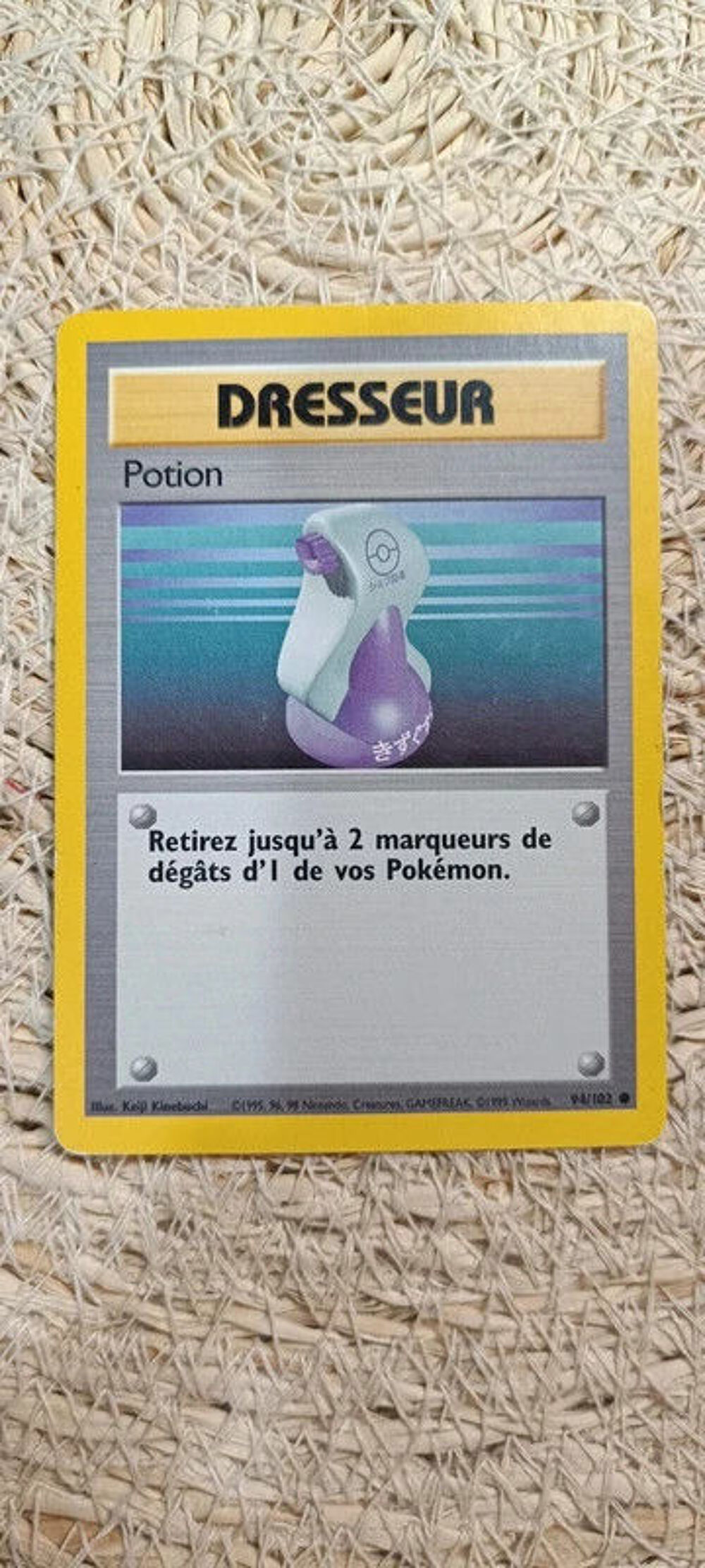 Carte Pok&eacute;mon - Dresseur Potion - 94/102 Jeux / jouets