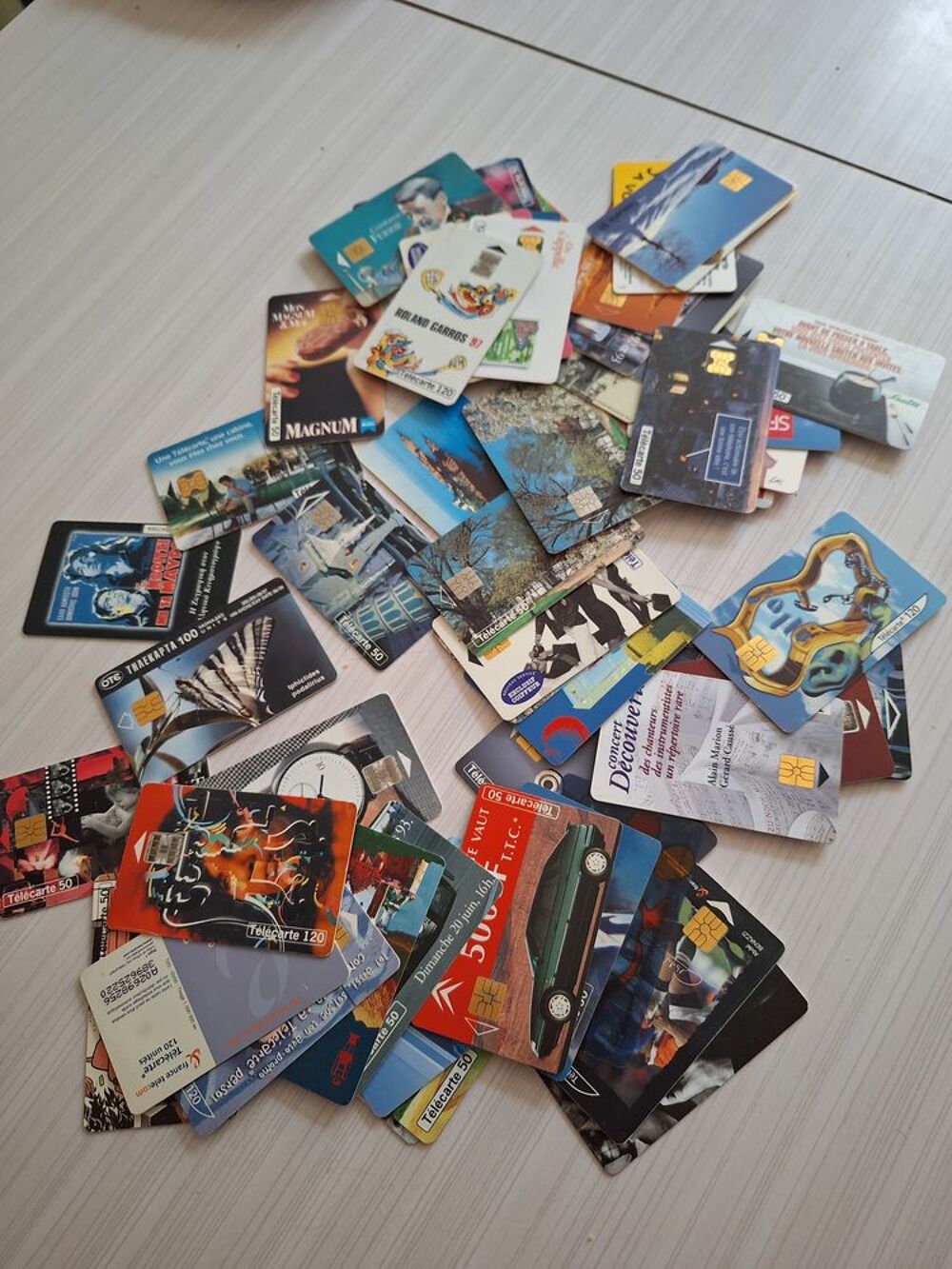 Cartes de t&eacute;l&eacute;phone 