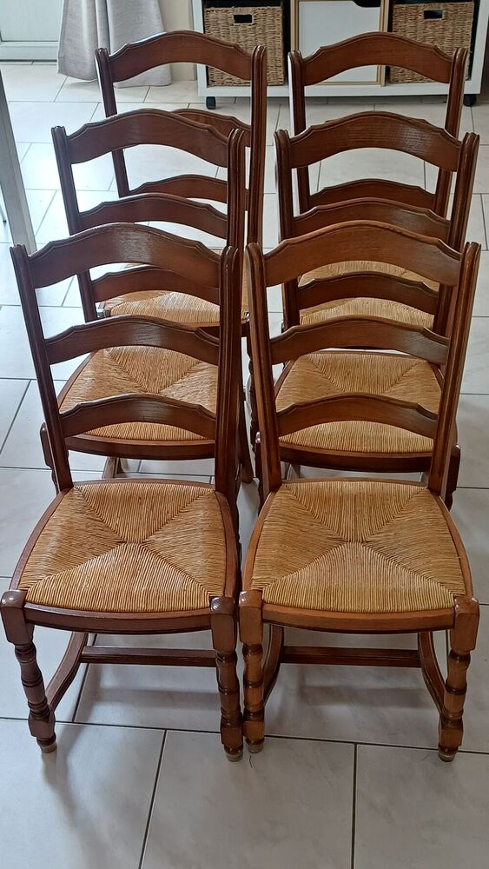 Chaises paillees Meubles