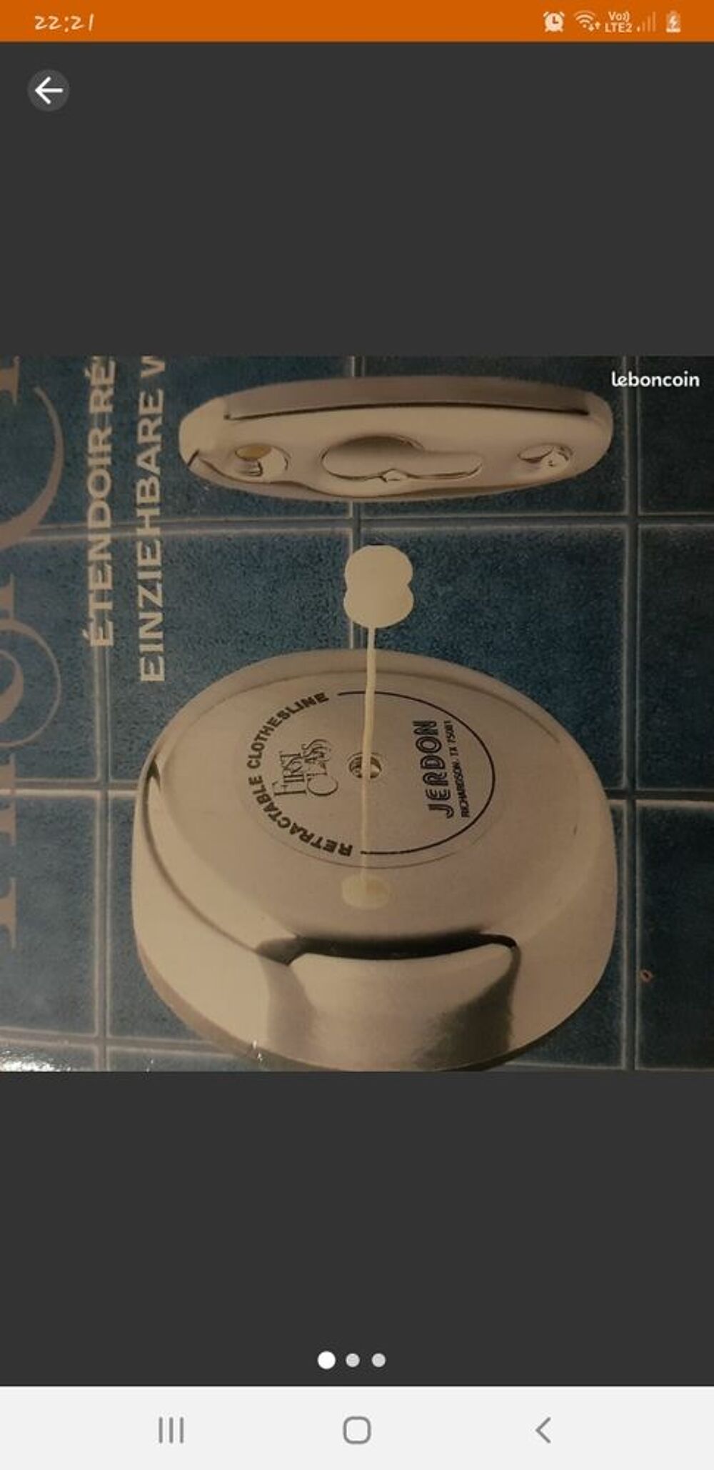 fil &agrave; linge &eacute;tirable Bricolage